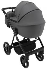 Детская коляска 2 в 1 Adamex Blanc Eco SA-4 темно-серый